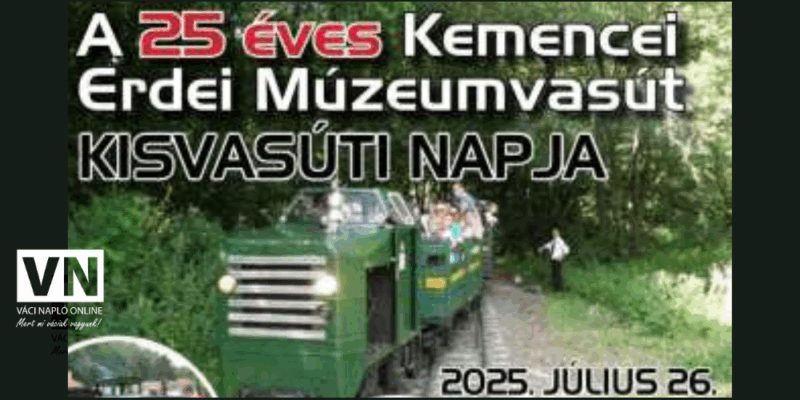 Különleges eseményre készülhetünk Kemencén: a Jubileumi Kisvasúti Nap idén is megrendezésre kerül! A Váci Napló Online tudósítása szerint ez a rendezvény nem csupán a helyi közösség, hanem a vasútbarátok és a családok számára is izgalmas programokat kínál